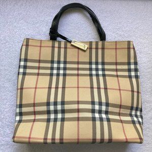 Vintage Burberry Nova Check Small Tote